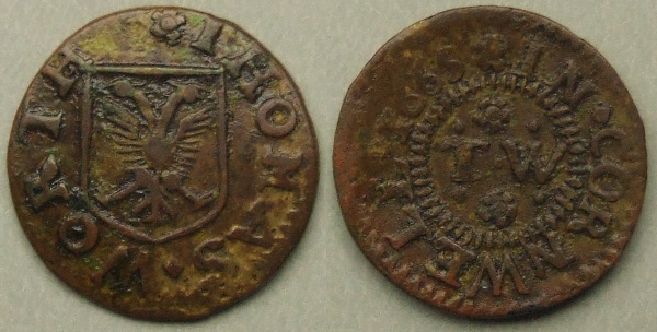 Penryn, Thomas Worth 1665 farthing